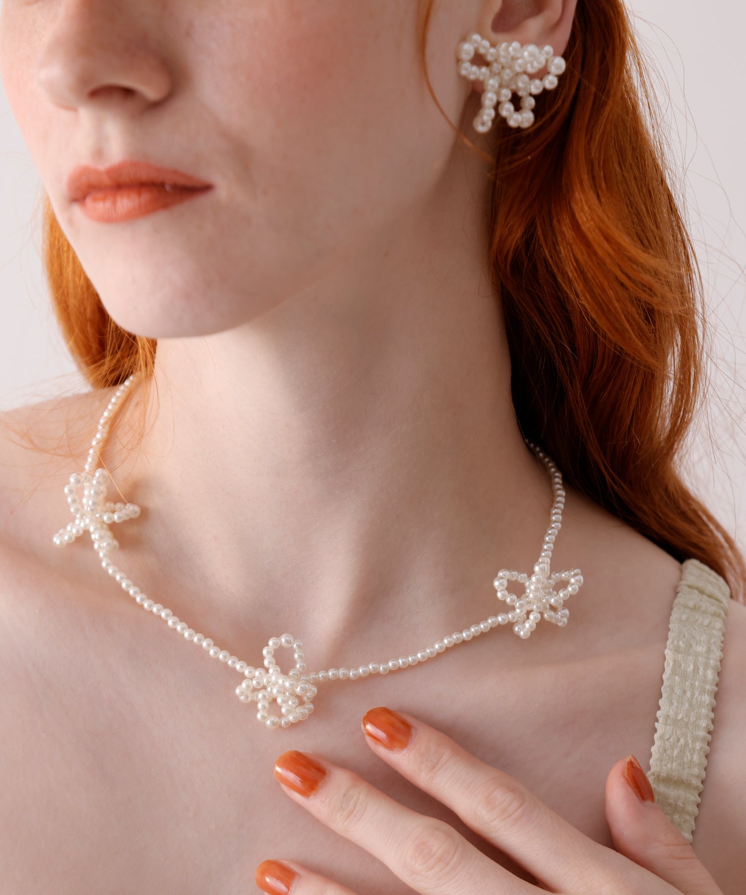 Pearl Flueme Necklace