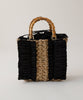 Frill Bamboo Handle Bag