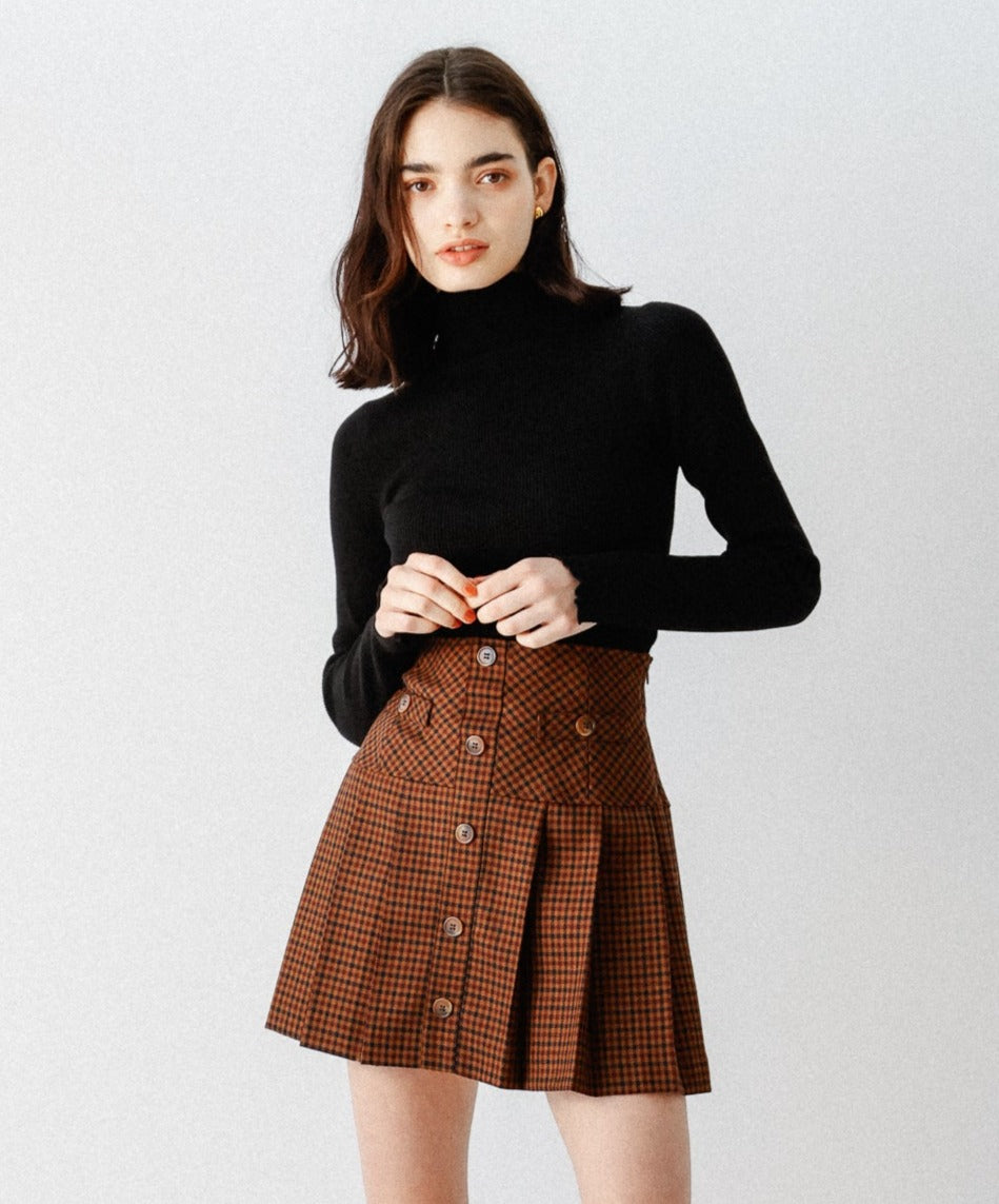 [Reservation] Pleated mini skirt