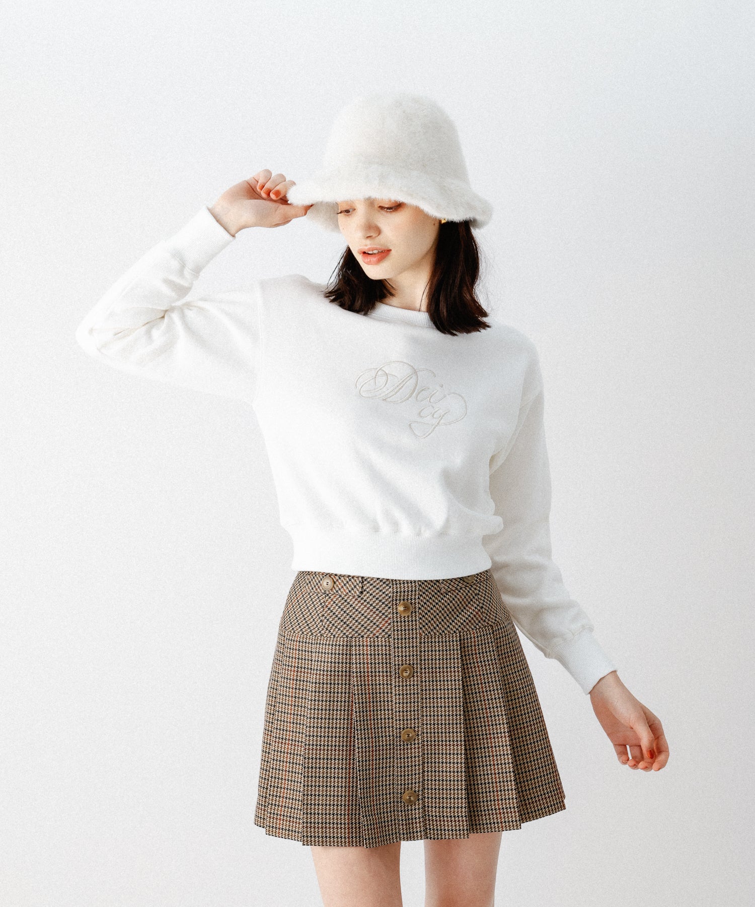 [Reservation] Pleated mini skirt