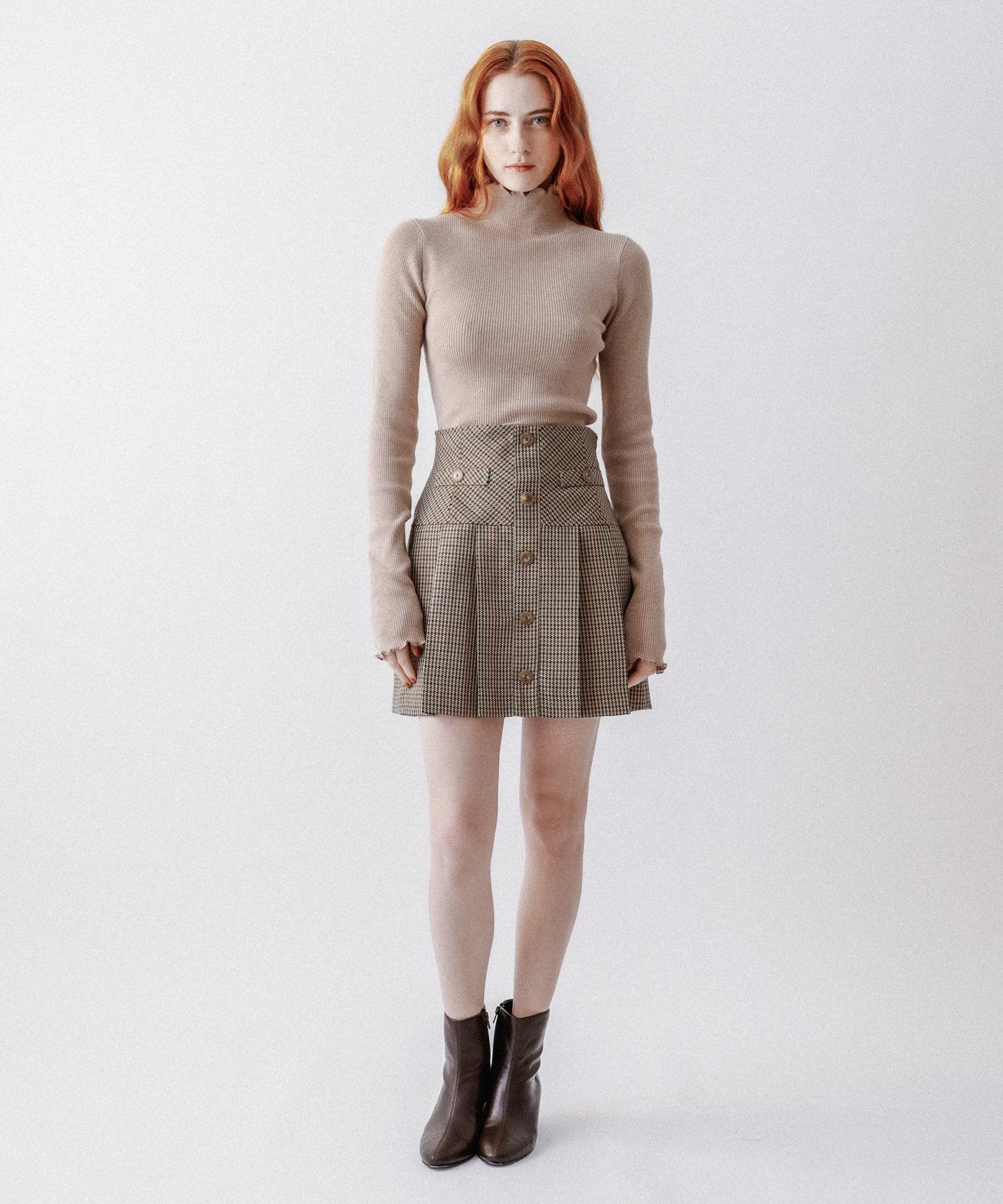 [Reservation] Pleated mini skirt