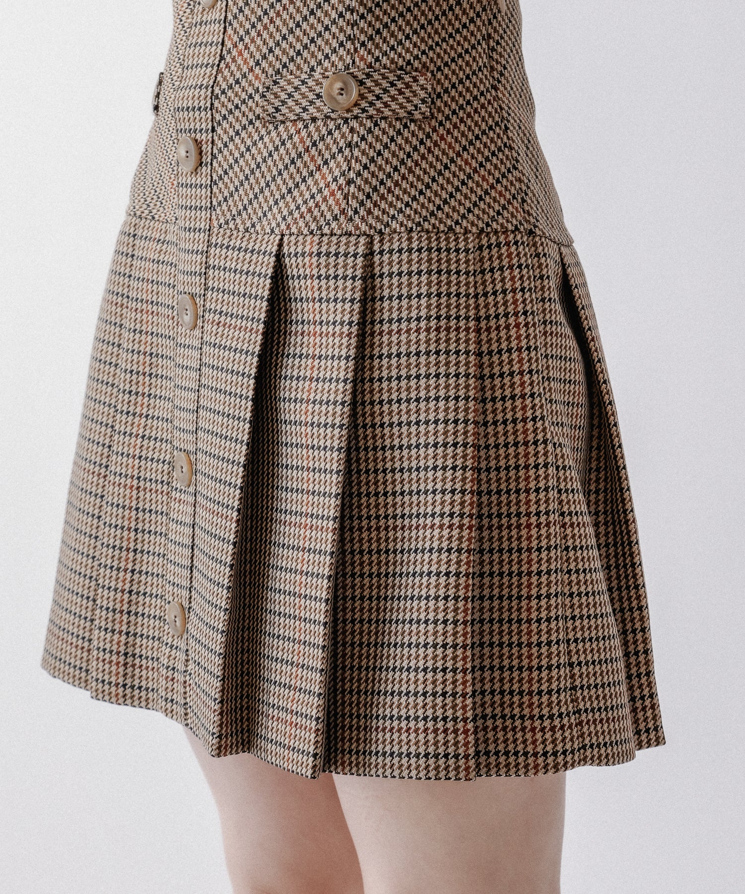 [Reservation] Pleated mini skirt