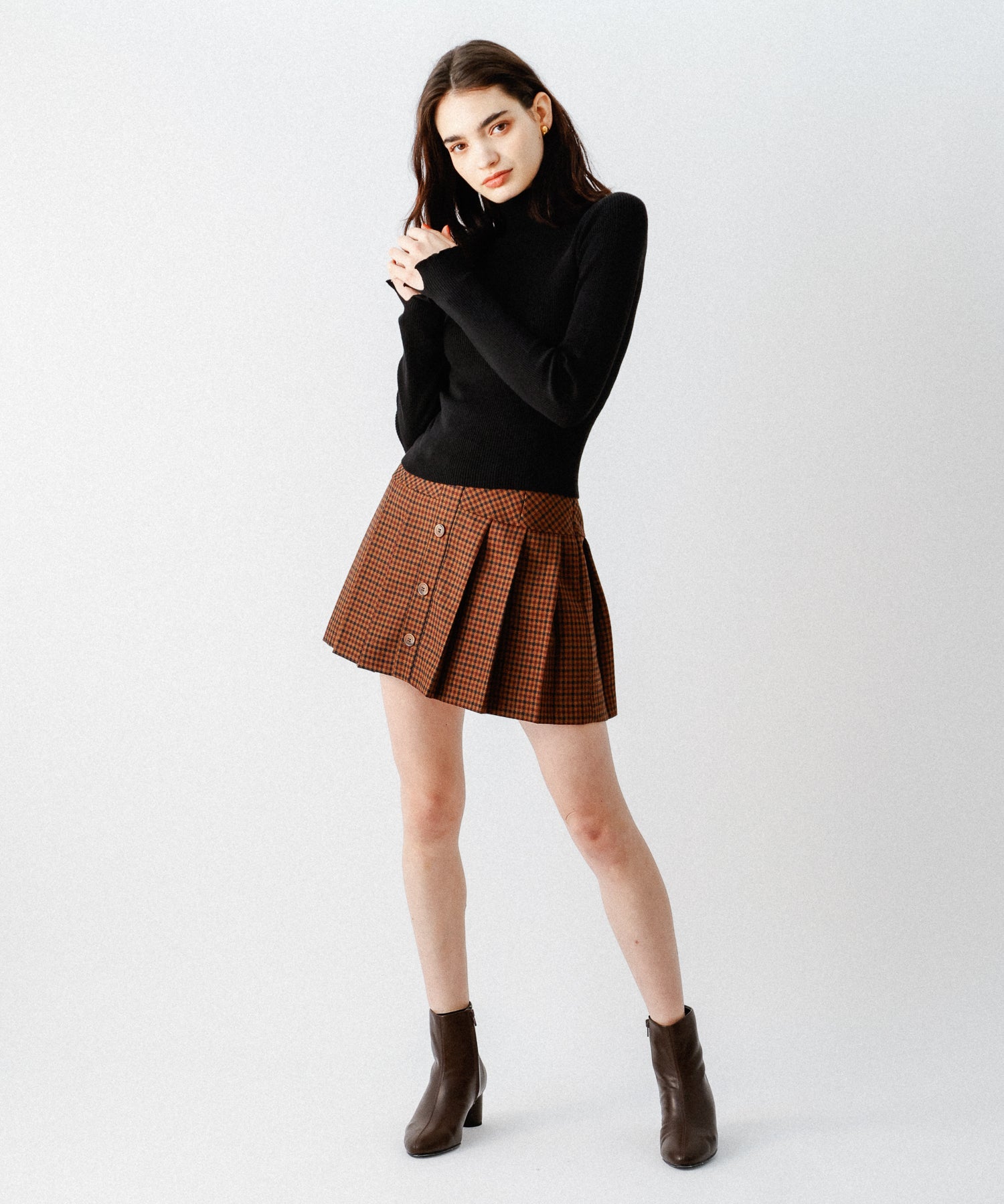 [Reservation] Pleated mini skirt