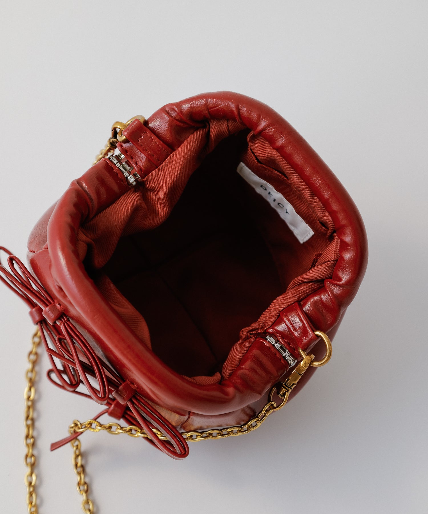 [Reservation] Mini Ribbon frame clutch chain bag