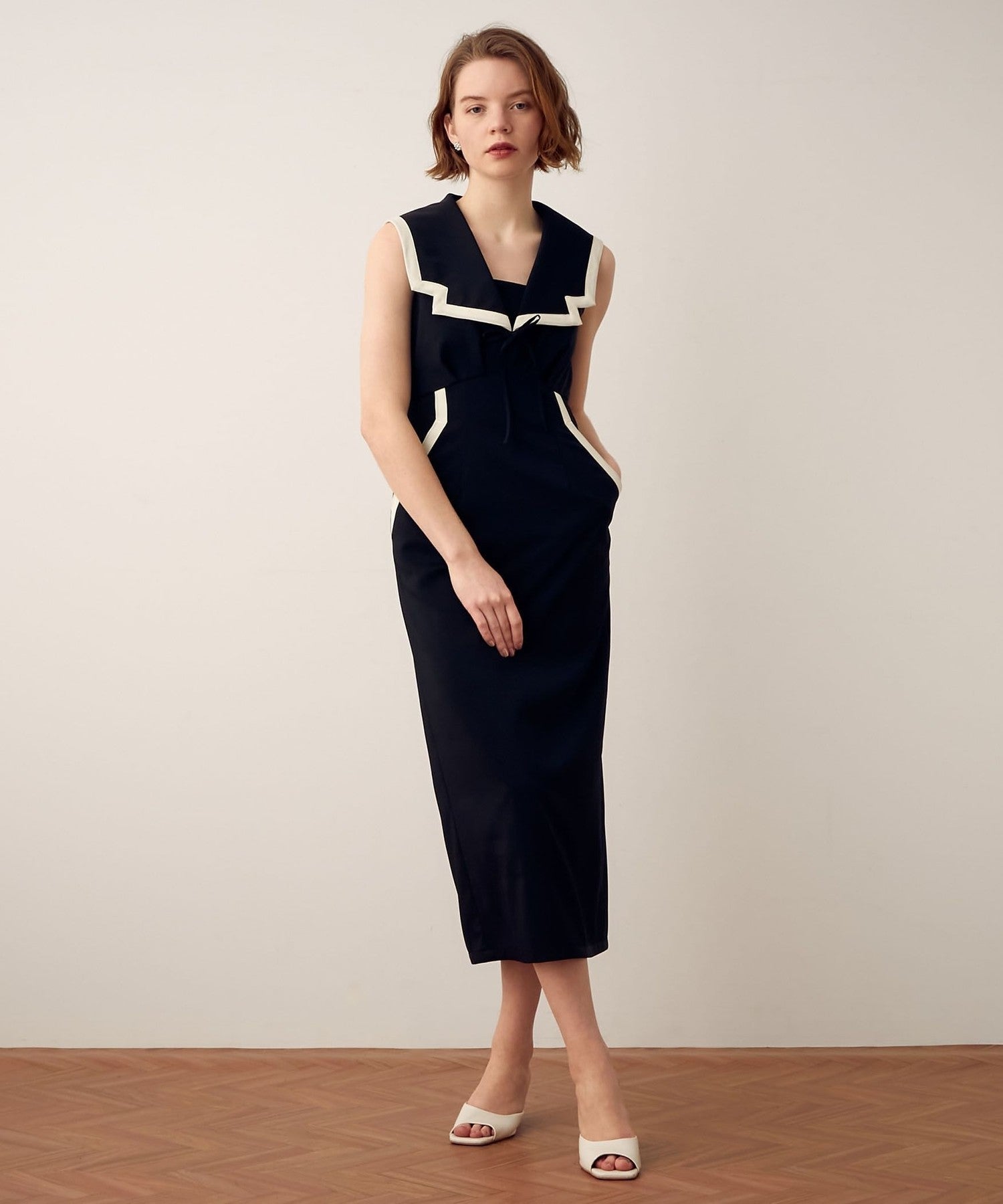 Classical sailor color dress