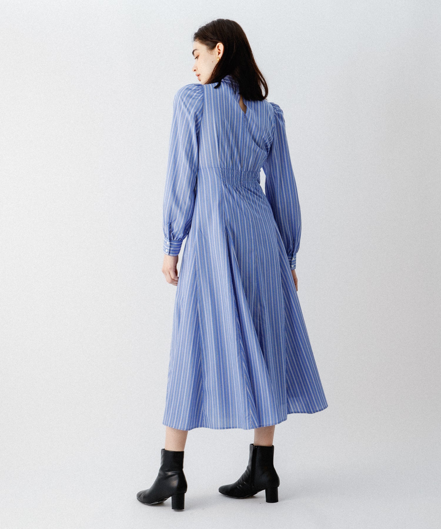 [Reservation] Stripe bow tai dress